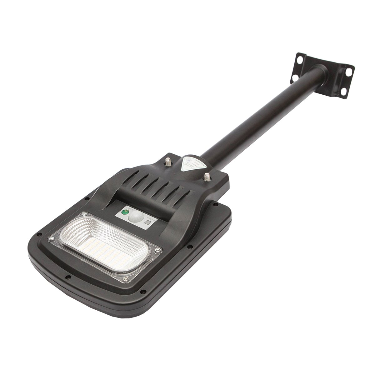 Lampa solara LED iluminat stradal 50W, 6500K, IP65 cu panou solar si prindere pe stalp Breckner Germany